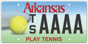 AR Tennis License Plate