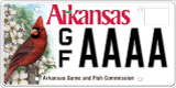 Game & Fish Red Cardinal License Plate